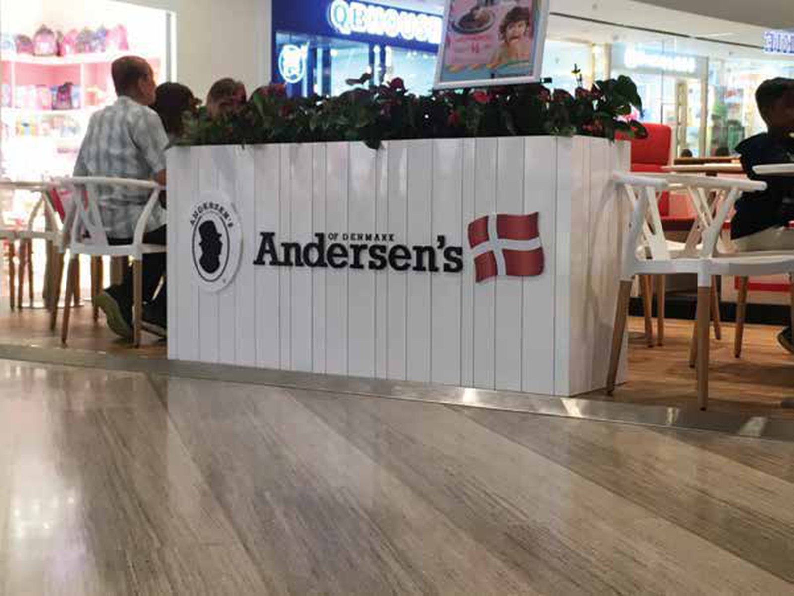 Andersen’s of Denmark · Jewel — kiosk signage