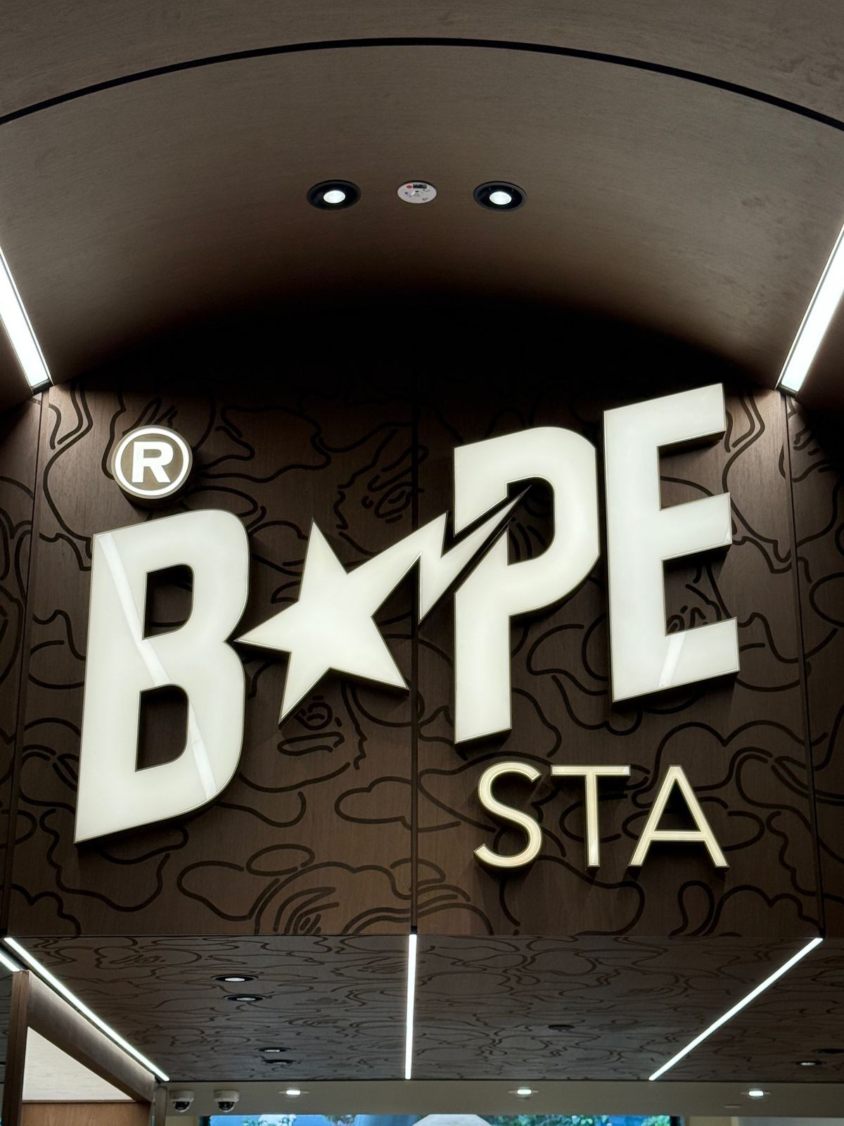 A Bathing Ape — bape sta · interior letters