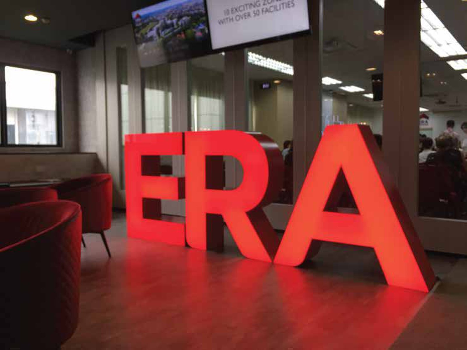 ERA · Mountbatten Square — giant channel letters
