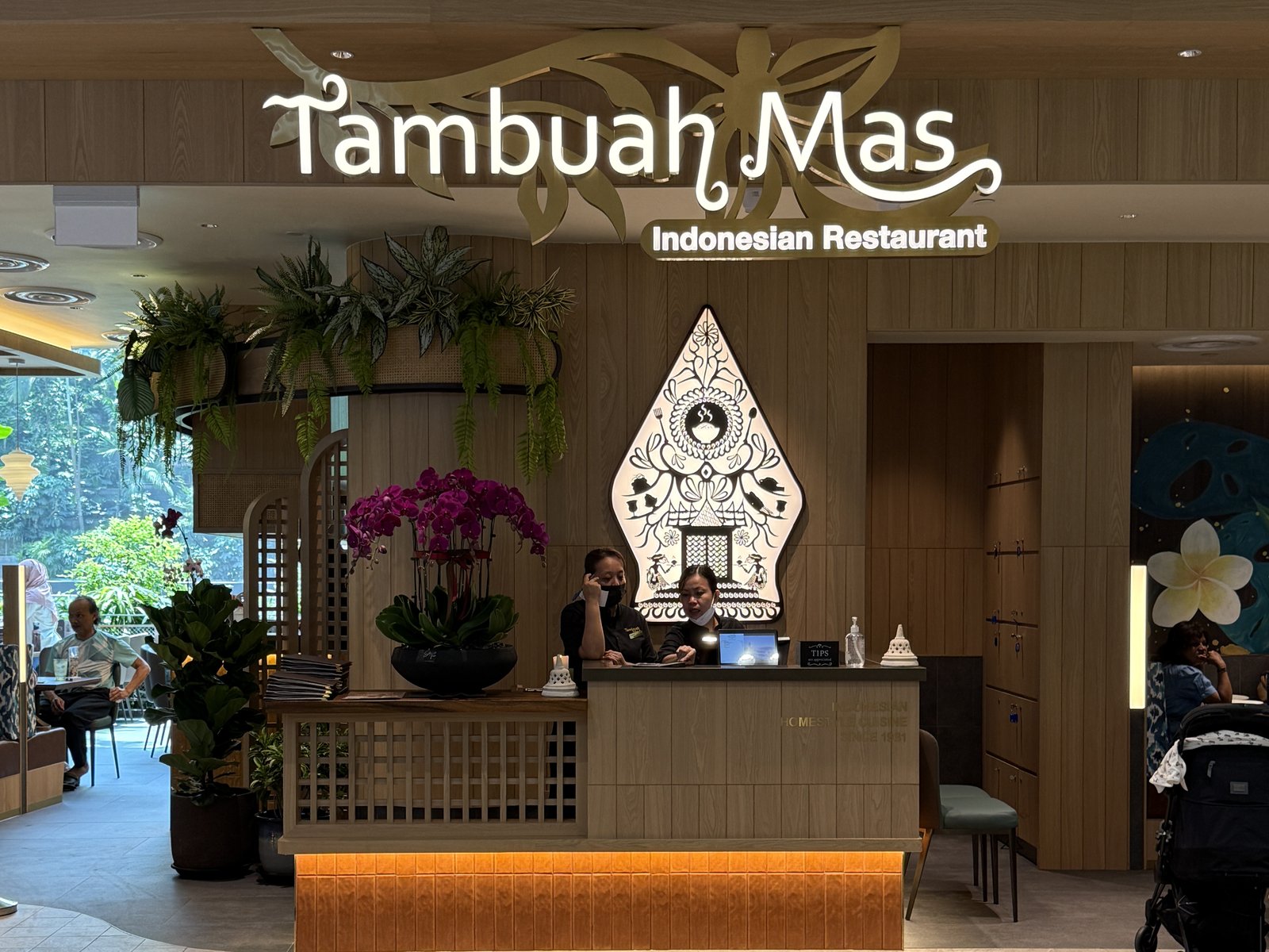 Tambuah Mas built-up lettering